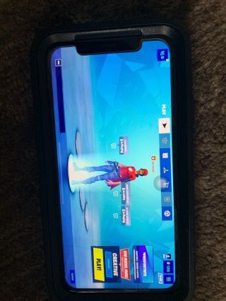Iphone Xr With Fortnight Rare Sweaty Account