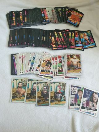 Wwe Topps Slam Attax Reloaded Cards 300 Cards Rare