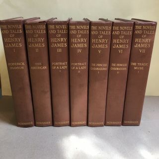 The Novels And Tales Of Henry James (york Edition,  26 Vols) Scribners Rare