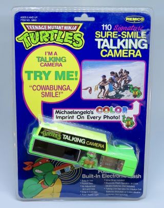 Teenage Mutant Ninja Turtles " Sure - Smile " Talking Camera Exclusive Online