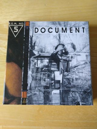 R.  E.  M.  Rem Document Deluxe Edition Cd Rare With Poster And Cards
