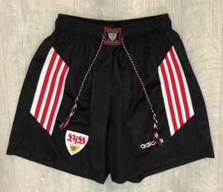 Rare Vintage Men’s Stuttgart Football Shorts Size 34” Adidas 1990s