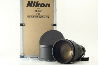 Rare【mint W/case】 Nikon Ai - S Ais Nikkor 200mm F2 Ed Type Mf Lens From Japan