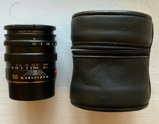 Leica Summilux - M 50mm f/1.  4 E46 Pre - ASPH 1.  4 w/filter 