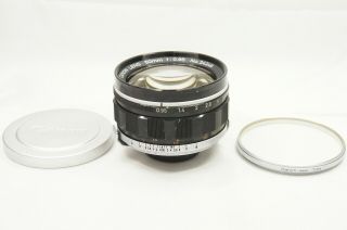 " Rare " Canon 50mm F0.  95 Mf Lens For Canon7 7s Rangefinder Mount 200122n