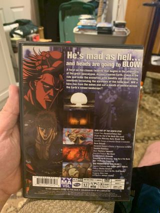FIST OF THE NORTH STAR DVD (3 ADVENTURES ON 1 DVD) /2005/RARE/OOP/VG, 2