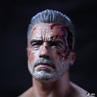 Arnold Schwarzenegger from Terminator Dark Fate 1/6 Custom Head Sculpt 2