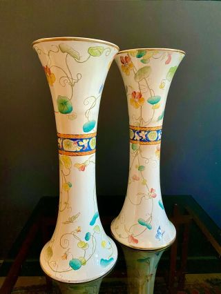 Très Rares Vases Art Nouveau Villeroy & Boch,  Modèle Capucin,  Mettlach GeschÜtzt
