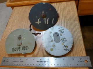 3 Rare Japanese Wwii Aircraft Access Panels - Zero,  Night Fighter
