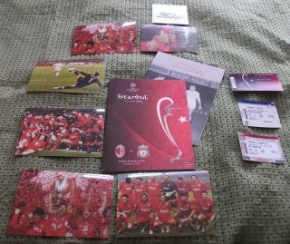 Liverpool Fc Champions Of Europe 2005 Programme,  Rare Photos Official