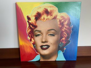 Steve Kaufman Marilyn Monroe Painting 12 Of 50 Signed Rare Personal