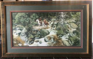 Bev Doolittle " The Forest Has Eyes " - Camouflage - Horse - Framed Limited Edition Rare