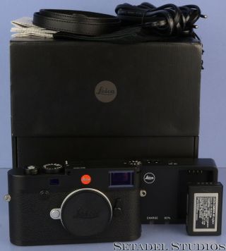 Leica Leitz M10 Betriebsk Black 20000 Digital Rangefinder Camera Body Very Rare