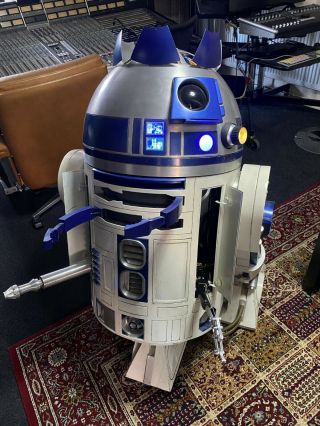 R2 - D2 R2d2 Life Size Metal Full Star Wars Movie Film Tv Prop Droid Rare