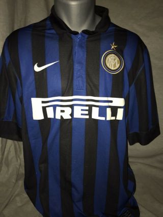 Inter Milan Home Shirt 2011/12 Large Rare