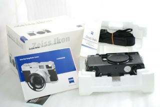 " Rare " Zeiss Ikon Zm M - Mount 35mm Rangefinder Film Camera Black 3910