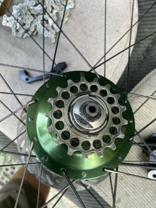 Rohloff Green Speedhub 26 Inch Wheel By Cycle Monkey Rare Color And 135mm 3