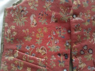 Retro Liberty of London Mens Waistcoat FABULOUS fabric - tapestry and very rare. 3