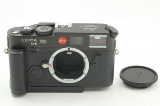【RARE TOP Japan model】 Leica M6 Black 0.  85 TTL 35mm Rangefinder ｗ/ grip 542 2