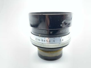 Meyer Gorlitz Primoplan 8cm F1.  9 Lens Rare (EXAKTA) 2