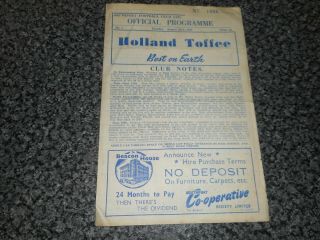 Southport V Derby County 1955/6 August 23rd Rare Post