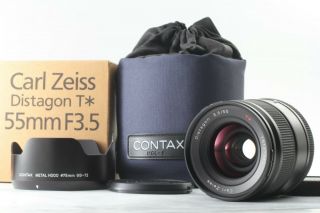 Rare 【Top in Box】 Contax 645 Zeiss Distagon T 55mm f3.  5 Lens from JAPAN 33 2