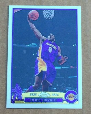 Lakers 36 Kobe Bryant Base Sp 2003 - 04 Nba Topps Chrome Basketball Rare