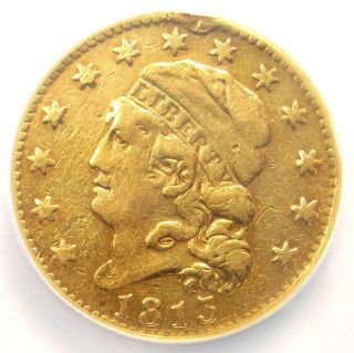 1813 Capped Bust Gold Half Eagle $5 - Certified Ngc Vf Details - Rare Gold Coin