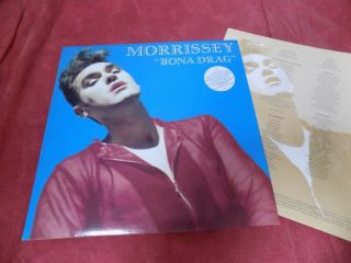 Morrissey Bona Drag Rare Lp,  Inner Hmv 1990 