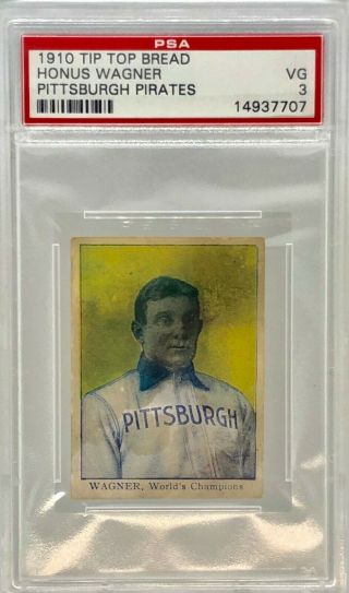 1910 Tip Top Bread Honus Wagner Psa 3 Rare Invest (top Sports Cards)