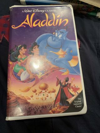 Aladdin (vhs,  1993) Black Diamond Classic - Rare