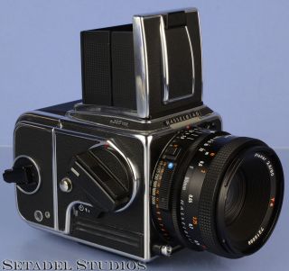 Hasselblad 205tcc Rare Star Chrome Camera Outfit,  80mm Fe Planar,  A24 Filmback