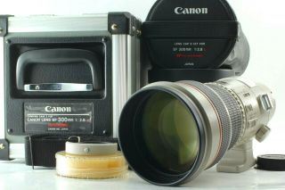 Rare 【 Almost W/ Case】canon Ef 300mm F/2.  8 L Usm Af Lens From Japan 347