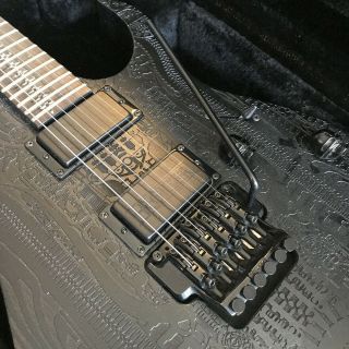 Hr Giger Ibanez Rghrg1 Laser Etched 6 - String Guitar & Case Rare