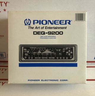 Pioneer Deq - 9200 Digital Signal Processor Bnib Rare