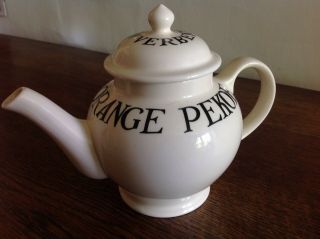 Vintage Rare Emma Bridgewater Black Toast & Marmalade 3 Mug Teapot