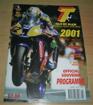Rare Cancelled Foot & Mouth 2001 Isle Of Man Tt Programme In