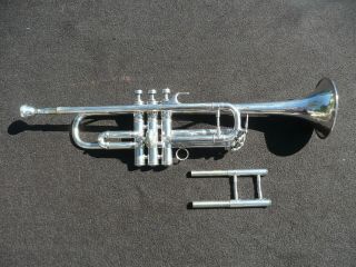 Rare C/bb French Trumpet By Aubertin - Around 1950 - Really