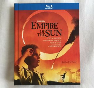 Empire Of The Sun (1987,  Blu - Ray Digibook,  2 - Disc) Steven Spielberg Oop Rare
