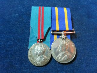 Rare Named Orig Rnwmp / Rcmp Long Service Medal " King George V " 1907 - 1929