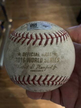 Game 2016 Chicago Cubs World Series Baseball Rare Kris Bryant Foul Mlb Holo