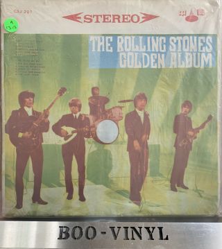 The Rolling Stones - Golden Album Rare Taiwan Press Vinyl Record Vg Con
