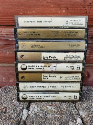 Vintage Deep Purple Cassettes,  rare Cassettes 2