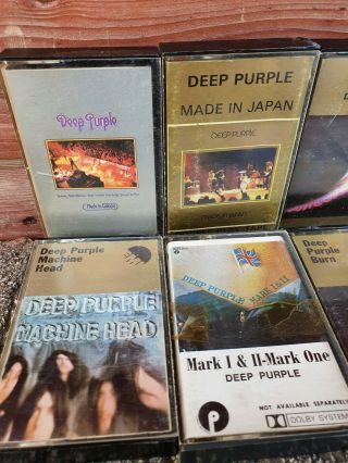 Vintage Deep Purple Cassettes,  rare Cassettes 3