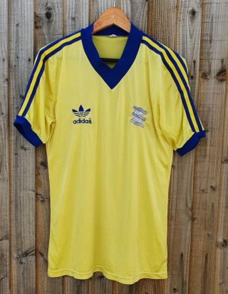 Rare Vintage Adidas Match Worn 1981 Birmingham City Shirt Kevan Broadhurst 4