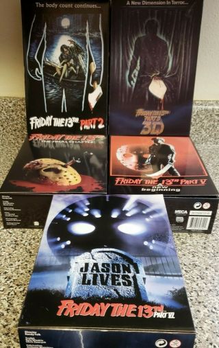 Neca Friday The 13th Bundle,  7 " Ultimate Jason,  Part 2,  3 (3d),  4,  5,  & 6,