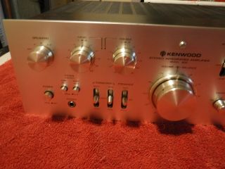 Legendary Kenwood Model 600 Amplifier Very Rare Supreme Series Cond. 3
