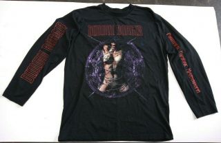 Dimmu Borgir Puritanical Euphonic Rare Long Sleeve Black Metal Band T Shirt - Xl