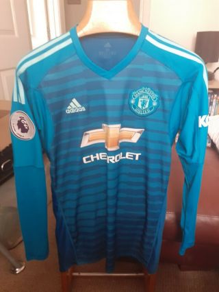 Rare Old Manchester United De Gea 1 Football Shirt Size Adults Medium