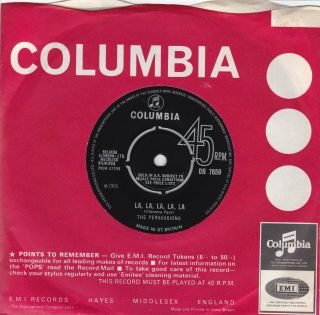 The Persuasions - La,  La,  La,  La,  La Rare 1966 Uk Columbia